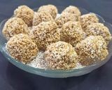A picture of step 2 of Puffed Rajgira Laddu.