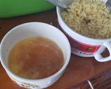 A picture of step 3 of Korean Cheese Ramen with Steamed Egg (Microwave) - Soft Egg, Delicious Soup.