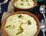 A picture of step 4 of Thandai kesar shrikhand.