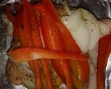 Foto del paso 1 de la receta: Pollo a la portuguesa con boniato y chauchas
