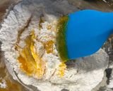 A picture of step 2 of Egg Yolk Mochi Dumplings in Ginger Syrup.