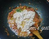 A picture of step 4 of Karniyarik or Turkish stuffed Eggplants with ground Beef.