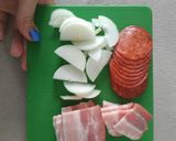 Egészben sült "pizza" krumpli recept fázis 4 fotója
