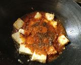 A picture of step 4 of Paneer Makhani.