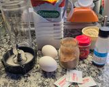 Foto del paso 1 de la receta: Waffles de Avena y Cacao (Sin azúcar)