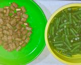 Foto langkah ke 1 dari resep Tumis Tempe Kacang Panjang.