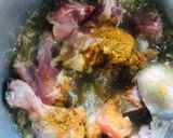 A picture of step 3 of Chicken curry.