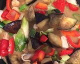 A picture of step 4 of Miso Chicken and Vegetables Stir-fry.
