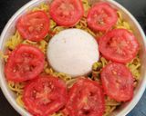 A picture of step 9 of Layered veg maggi handwa.