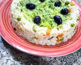 Une image de l'étape 4 de Salade de riz basmati au Cheddar.