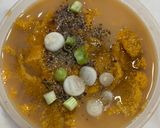 Hình bước làm 1 của món Cháo nhum biển (cầu gai)