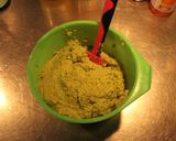 Foto del paso 1 de la receta: Bifes de garbanzos y berenjenas con Roque