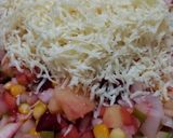 A picture of step 2 of Mix Veg sandwich.