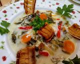 Pas rețetă Supă de salată verde cu slănină afumată 2 fotografie