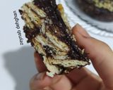 عکس مرحله 3 از دستور کیک یخچالی شکلاتی🥧🍫