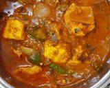 A picture of step 9 of Paneer do pyaza.