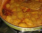 A picture of step 7 of Kashmiri Dum Aloo.