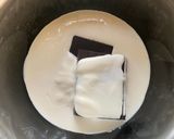 A picture of step 3 of No Bake Chocolate Tart.