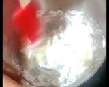 A picture of step 1 of Eggless Wheat flour Dark Chocolate Cake.