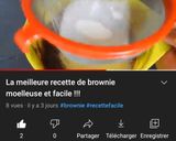 Une image de l'étape 4 de La meilleure recette de brownie moelleuse et facile !!.