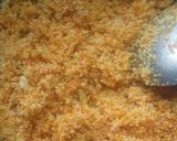 A picture of step 3 of Rava carrot laddu.