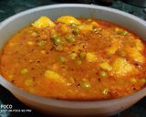 A picture of step 4 of Peas potato curry.
