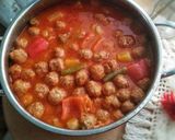 Foto langkah ke 8 dari resep Sebzeli sulu köfte (bakso kuah dg sayuran).