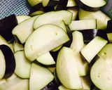 Hình bước làm 2 của món Canh Cà tím nấu chay