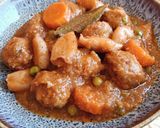Foto del paso 12 de la receta Albóndigas con chipirones