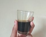 A picture of step 2 of “Coffee infused Rasgulla crumbs with pistachio ice cream and coffee syrup”.