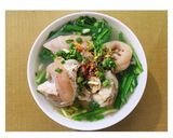 Hình bước làm 4 của món Mì, hủ tiếu giò heo