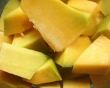 Foto langkah ke 2 dari resep Bolu eggless labu kuning.