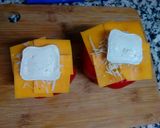 Foto del paso 17 de la receta Pimientos rellenos de carne y verduras con 3 quesos