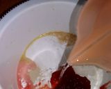 Foto langkah ke 2 dari resep Pukis Selai Strawberry 1 Telur Empuk Lembut🍓🍓🍓.