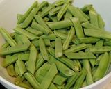 肉鬆欖菜炒四季豆的食譜步驟1照片