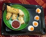 A picture of step 8 of Potato spring onion papad roll.