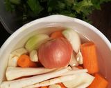 Pulykanyak leves recept fázis 1 fotója