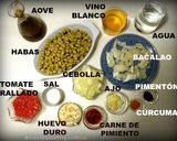Foto del paso 1 de la receta Habas con bacalao