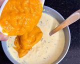 A picture of step 4 of Makhana Mango 🥭 Rasmalai (Kulhad wala Shahi Andaaz Vrat friendly & gluten-free).