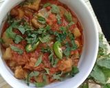 A picture of step 2 of Lauki ki Sabzi.