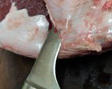 รูปขั้นตอนการทำที่ 2 ของ วิธีตัดแบ่งเนื้อปิคานย่ายกก้อน (Picanha)