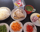 Foto del paso 1 de la receta: Arroz con Pollo Peruano muy fácil y económica