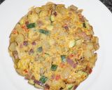 Foto del paso 5 de la receta: Tortilla de zapalllo italiano con papas