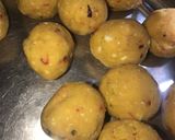 A picture of step 3 of Yam Balls.