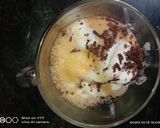 A picture of step 3 of Italian Affogato coffee dessert.