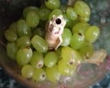 A picture of step 5 of Badam Pisin Grapes Sorbet.