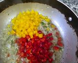 A picture of step 2 of One Pot Mexican Rice.