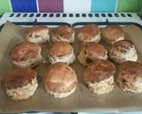 A picture of step 7 of Vickys Dried Fruit & Apple Scones, GF DF EF SF NF.