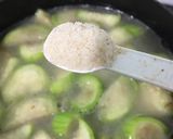 Hình bước làm 4 của món Canh mướp lạc ngọt bùi khó đỡ