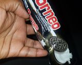 A picture of step 1 of Oreo freak shake.